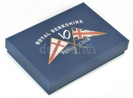 Royal county of berkshire POLO CLUB reprezentációs ajándék benzines öngyújtó és cigarettatárca, dísz...