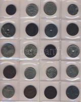 863db jó világpénz tétel, igen sok tengerentúllal, régi és új + 108db Ag pénz (többek között 10db Horthy 5P Ag), összesen 971db! T:2,3,4