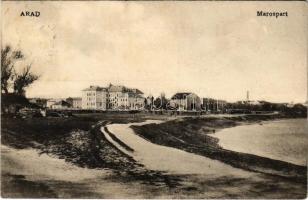 1912 Arad, Maros-part. Kerpel Izsó kiadása / Mures riverside (fl)