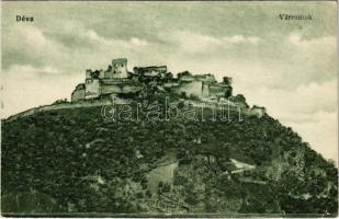 Déva, Várromok. Laufer Vilmos kiadása / castle ruins (EK)