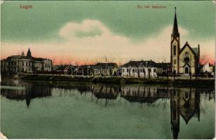 Lugos, Lugoj; Református templom. Szidon József kiadása / Calvinist church (EK)