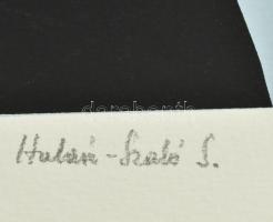 Halász Szabó Sándor (1920-1997): Színes formák. Szitanyomat, papír, jelzett, művészpéldány E.A. jelz...