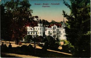 1912 Brassó, Kronstadt, Brasov; Postarét / Postwiese / Livadia postei