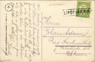 Lipótvár, Újvároska, Leopoldov; Fő őrs, kantin, fegyintézeti templom. Vasúti levelezőlapárusítás 931...