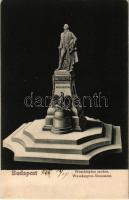 1906 Budapest XIV. Városliget, Washington szobor (gyűrődés / crease)