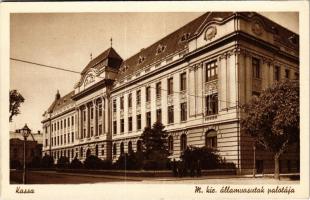 Kassa, Kosice; MÁV (Magyar Királyi Államvasutak) palota / palace of the Hungarian State Railways