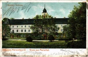 1903 Máriavölgy, Marienthal, Marianka, Mariatál (Pozsony, Pressburg, Bratislava); kastély / castle (EK)