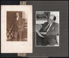 cca 1900 8 db nagy méretű fotó tabló, portré, stb