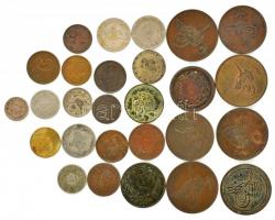 Oszmán Birodalom 27db-os érmetétel T:1--3 Ottoman Empire 27pcs coin lot C:AU-F