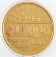 1999. "Bécs" aranyozott Cu-Ni, részben kézzel festett emlékérem" (40mm) T:PP 
1999. ...