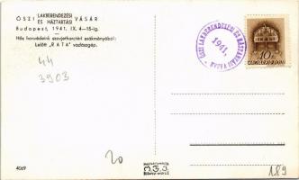 1941 Budapest, Őszi Lakberendezési és Háztartási Vásár, Hős honvédeink szovjetharctéri zsákmányából ...