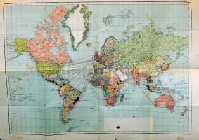 cca 1940 nanyméretű világtérkép / large map