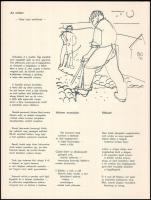 Fodor András: A barátság bére. Tizenkét vers. Lipták Pál illusztrációival. Békéscsaba, 1974., Megyei...