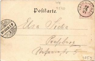 1899 (Vorläufer) Tátra, Magas-Tátra, Vysoké Tatry; Poppersee und Eisseetal / Poprádi-tó / lake, vall...