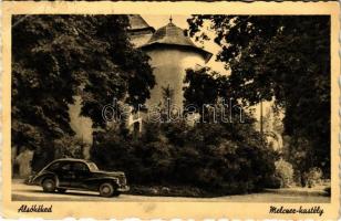 1940 Kéked, Alsókéked; Melczer kastély, autó (EK)