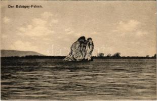 1922 Orsova, Al-Duna. Babagája szikla. Hutterer G. kiadása / Der Babagay-Felsen / Babagaj rock (Rb)