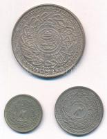 India / Hyderabad 1917. 1R Ag "Mir Usman Ali Khan" + 1943. 2A Ag + 4A Ag T:2-
India / Hyd...