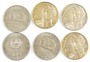 1980. 100Ft Ni "Szovjet-magyar közös űrrepülés" (3x) + 1986. 100Ft Cu-Ni-Zn "Fáy Andr...