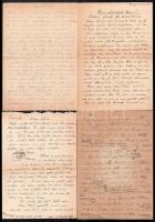 cca 1942 Német katonai levelek + születési anyakönyvi kivonat