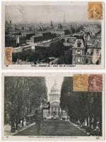 Paris - 4 pre-1945 postcards