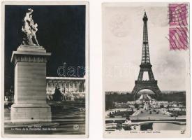 Paris - 4 pre-1945 postcards