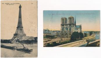 Paris - 4 pre-1945 postcards