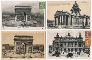 Paris - 4 pre-1945 postcards