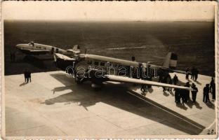 ~1930 Magyar Légiforgalmi Rt. Budapest Szentkirályi Dezső (HA-JUE) repülőgépe / Hungaria aircraft. photo (fl)