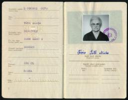 1988 Magyar Népköztársaság által kiállított határátlépési engedély / kishatár útlevél