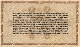 1946. Kis AP tétel, benne 10.000AP (1x), 50.000AP (1x), 100.000AP (1x), 500.000AP (17x), 1000.000AP ...