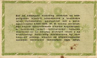 1946. Kis AP tétel, benne 10.000AP (1x), 50.000AP (1x), 100.000AP (1x), 500.000AP (17x), 1000.000AP ...