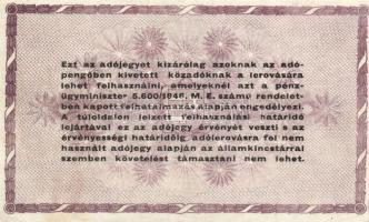 1946. Kis AP tétel, benne 10.000AP (1x), 50.000AP (1x), 100.000AP (1x), 500.000AP (17x), 1000.000AP ...