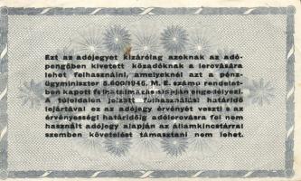 1946. Kis AP tétel, benne 10.000AP (1x), 50.000AP (1x), 100.000AP (1x), 500.000AP (17x), 1000.000AP ...