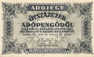 1946. Kis AP tétel, benne 10.000AP (1x), 50.000AP (1x), 100.000AP (1x), 500.000AP (17x), 1000.000AP ...