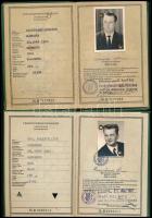 1963,1967 Bundesrepublik Deutschland 2 db útlevél / German passports