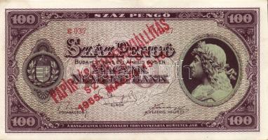 1930-46. 10db pengő, infla bankjegy klf fny-sokkal T:II,III + 2db bankjegy formájára nyomtatott kiál...