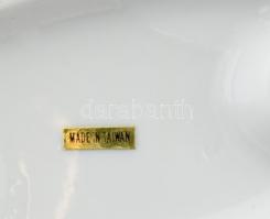 Thaiföldi porcelán figura, jelzett etikettel, kopott, m:25cm