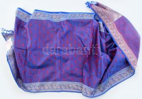Indiai dekoratív, luxus kivitelű selyem sál 180x55cm