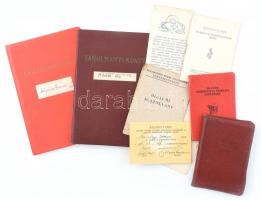 Marxizmus Leninizmus Esti Egyetem tanulmányi és egyéb szocialista tagkönyvek, bizonyítványok