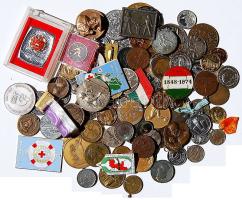 Egész világ, régi és új, 103klf db emlékérem, kitüntetés, plakett T:PP,1,2,3 (kevés)