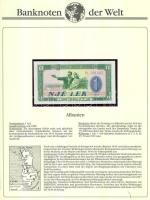 Jó világgyűjtemény az 1930-as évektől, 61db klf bankjegy, dekoratív albumban, ismertetőkkel T:I