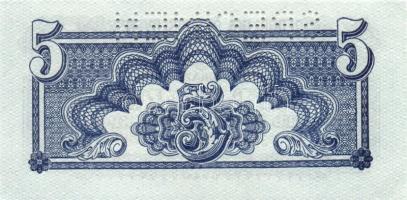 Csehszlovákia 1944-50. 1K (2x) az egyik "SPECIMEN" lyukasztással + 5K (2x) mindkettő &quot...