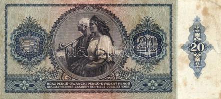 1930-41. 10P, 20P, 50P (2x), 100P mindegyik hamis sarló-kalapács fny-sal T:II,II/III