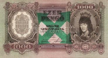1930-43. 10P "*"-gal, 100P "*"-gal, 1000P mindegyik zöld nyilaskeresztes fny-sal...
