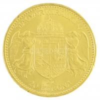 1895KB 20K Au "Ferenc József" Körmöcbánya (6,76g/0.900) T:2 ph.
Hungary 1895KB 20 Korona ...