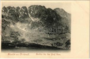 Tátra, Vysoké Tatry; Ót tó / Fünf See / lake