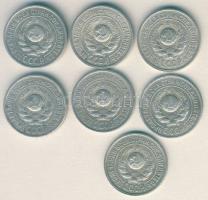 Szovjetunió 1924. 15k Ag (7x) T:2,3