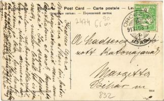 1913 Munkács, Mukacheve, Mukachevo, Mukacevo; Üdvözlet Munkácsról! Zsidó póttartalékos katona. Judai...