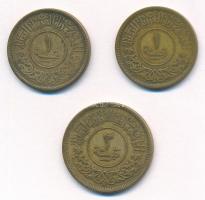 Jemen / Észak-Jemen 1963. 1B Cu-Al (2x) + 2B Cu-Al T:2-,3
Yemen / North Yemen 1963. 1 Buqshah Cu-Al...