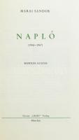 Márai Sándor: Napló 1958-1967. München, Újváry Griff Verlag. Kiadói egészvászon kötés, papír védőbor...